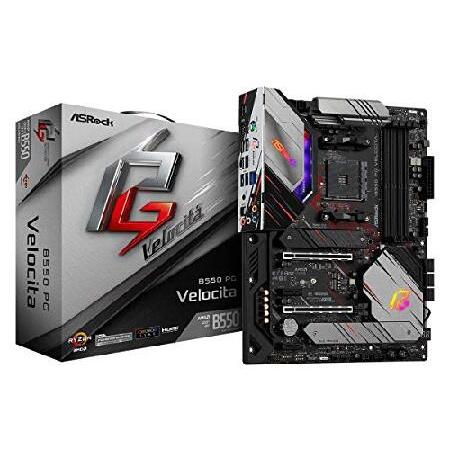 ASRock B550 PG Velocita Supports 3rd Gen AMD AM4 R...