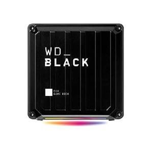 WD_BLACK 2TB D50 Game Dock NVMe SSD Solid State Drive, RGB with Thunderbolt 3 Connectivity, Up to 3,000 MB/s - WDBA3U0020BBK-NESN