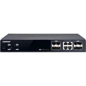 QNAP QSW-M804-4C 10GbE Managed Switch, with 4-Port 10GbE SFP+/RJ45 Combo and 4-Port 10GbE SFP+ Gigabit