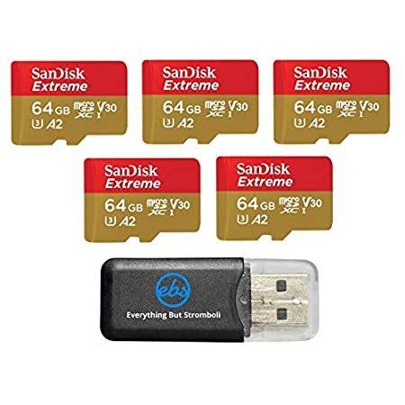 特別価格SanDisk Extreme 64GB (5 Pack) MicroSD Memory C...