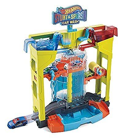 特別価格Hot Wheels Mattel Stunt &amp; Splash Car Wash Play...