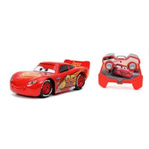 Jada Toys Pixar Cars 1:24 Lightning McQueen RC Remote Control Car 2.4 GHz Red Toys for Kids｜pyonkichishouten