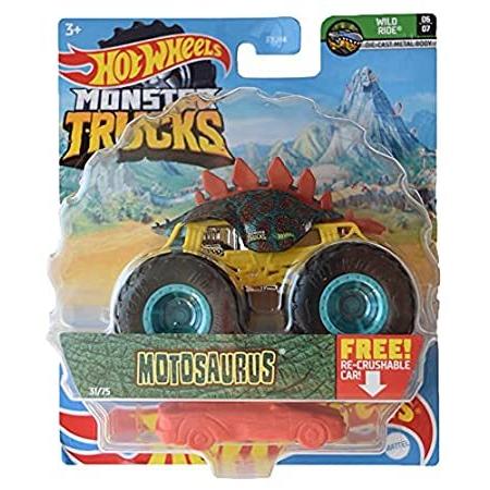 特別価格Hot Wheels Monster Trucks Motosaurus, [Teal] R...