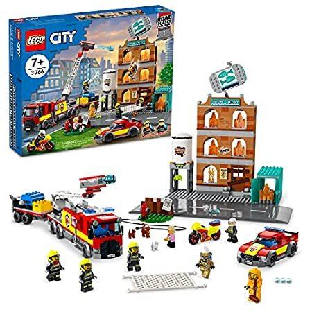 特別価格LEGO City Fire Brigade 60321 Building Kit; Mul...
