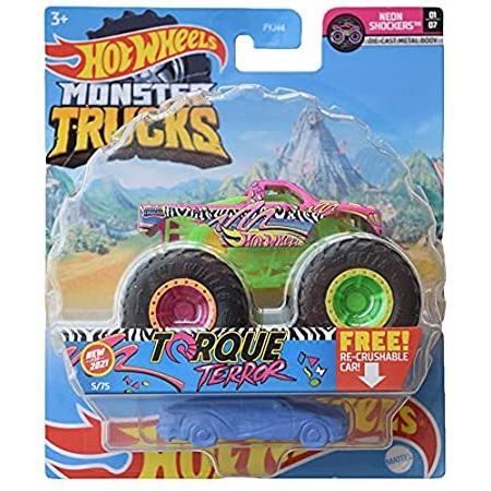特別価格Hot Wheels Monster Trucks Torque Terror, [Pink...