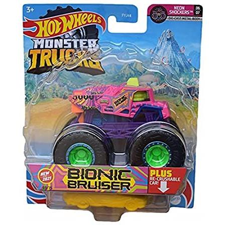 特別価格Hot Wheels Monster Trucks Bionic Bruiser, [Pin...