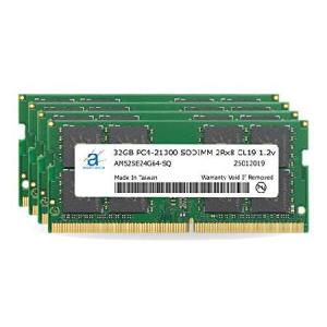 特別価格Adamanta 128GB (4x32GB) Compatible for Dell Optiplex, Precision ＆ XP DDR4 2666MHz PC4-21300 SODIMM 2Rx8 CL19 1.2v Laptop Upgrade P/好評販売中｜pyonkichishouten