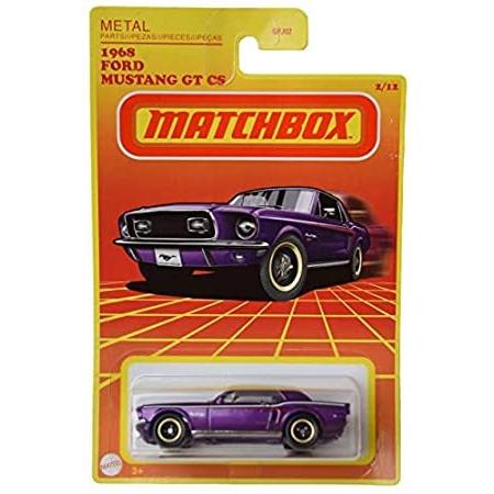 特別価格Matchbox 1968 フォード マスタング GT CS - パープル 2/12好評販売...