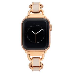 Anne Klein Fashion Chain Bracelet for Apple Watch, Secure, Adjustable, Apple Watch Replacement Band, Fits Most Wrists｜pyonkichishouten