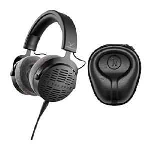 beyerdynamic DT 900 Pro X Open Back Headphones Bundle with Knox Gear Hard Shell Headphone Case (2 Items)