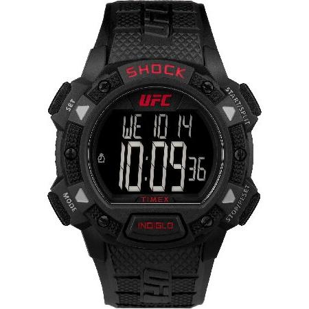 Timex UFC Men&apos;s Core Shock 45mm Watch - Black Stra...