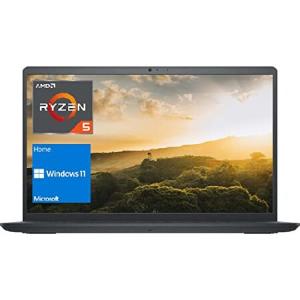 DELL Inspiron Laptop, 15.6" HD Display, AMD Ryzen 5 3450U Processor, 12GB RAM, 512GB SSD, Webcam, HDMI, SD Card Reader, Wi-Fi, Windows 11 Home, Carbon