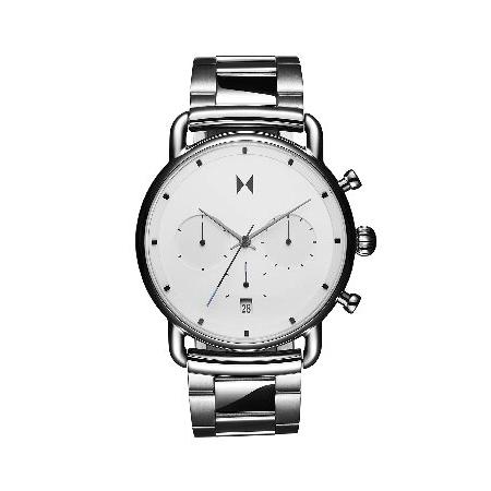 特別価格MVMT Blacktop Men&apos;s 42 MM Starlight Silver Ana...