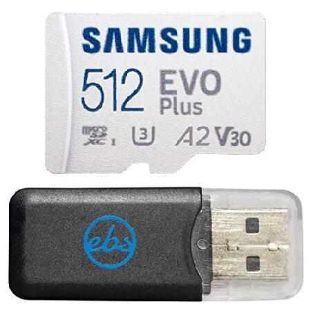 Samsung 512GB EVO Plus MicroSD UHS-I メモリーSDカード Mot...