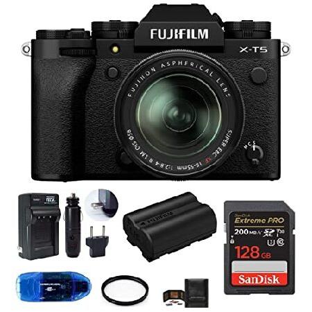 Fujifilm X-T5 Mirrorless Digital Camera with XF 18...