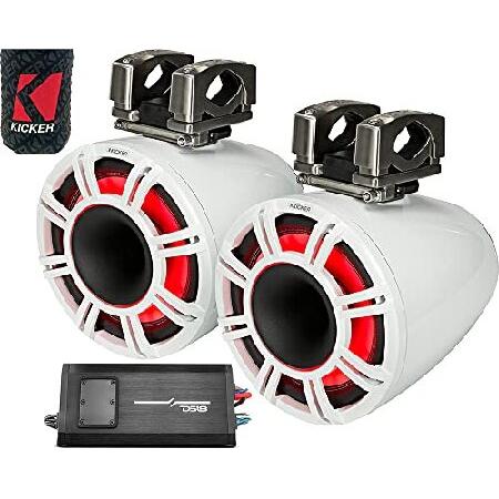 KICKER Speakers and Amp Package 11&quot; Horn-Loaded To...