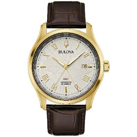 Bulova Classic Wilton GMT Automatic Brown Leather ...