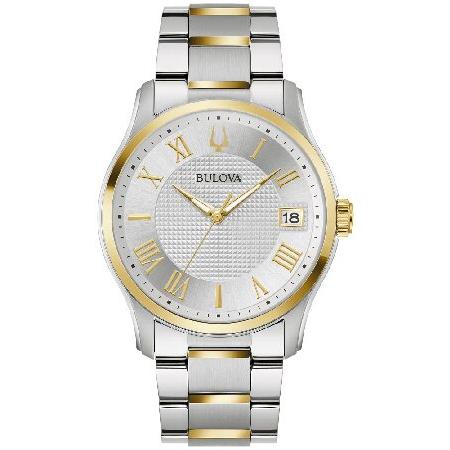 Bulova Men Wilton Watch 98B391, Gold And Sliver, G...