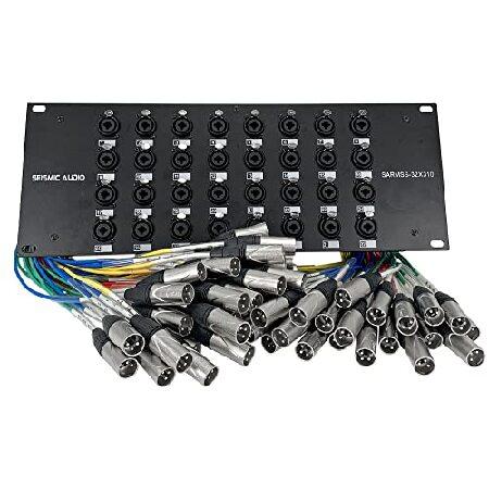 Seismic Audio SARMSS-32x310-32 Channel XLR TRS Com...