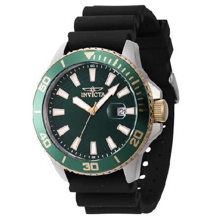 Invicta Men&apos;s Pro Diver 45mm Silicone Quartz Watch...
