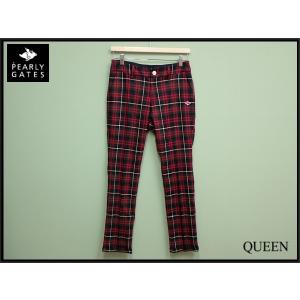 PEARLY GATES ウールパンツ・0□パーリーゲイツ/ゴルフ/チェック柄
