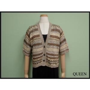 JAMIESON'S◇スコットランド製/ロングカーディガン(厚手)/ウール/BRW