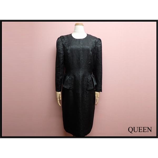 Showa Dress ワンピース・13△昭和ドレス/大きいサイズ/レトロ古着 ビンテージ/23*9...