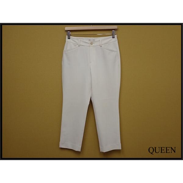 B-Three ホワイトパンツ・32△ビースリー/ストレッチ/白/レディース/25神3-28