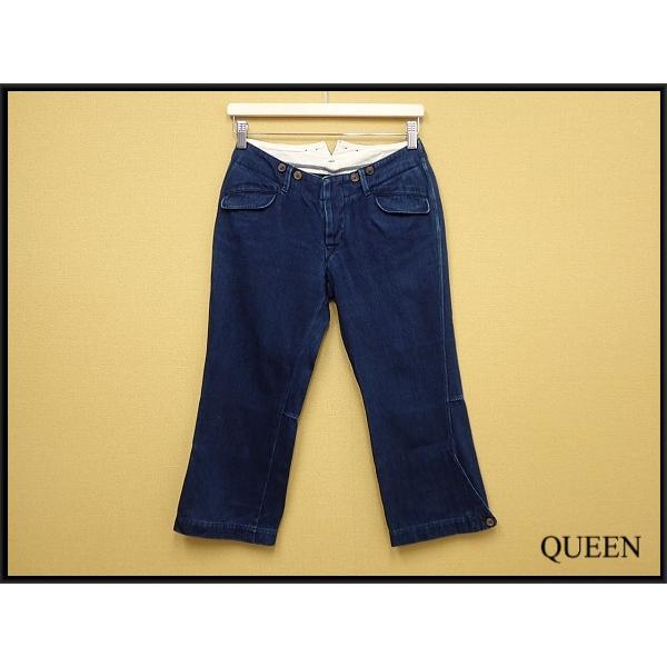 45rpm インディゴデニムパンツ・1△フォーティーファイブ/クロップドパンツ/レディース/25神3...