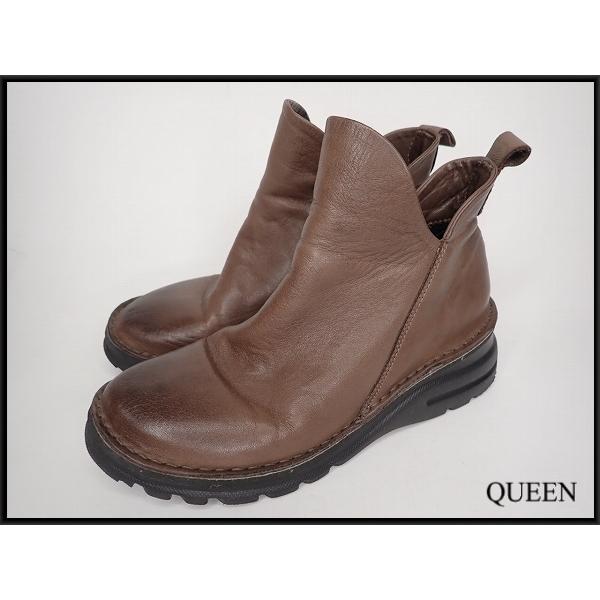 JS Heartlavel ショートブーツ・22cmEEEE★JSハートレーベル/@A1/23*9*...