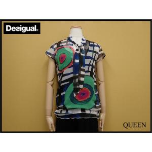 送料無料 Desigual シースルーブラウス・S◆デシグアル/24*4*3-27｜q-eshop