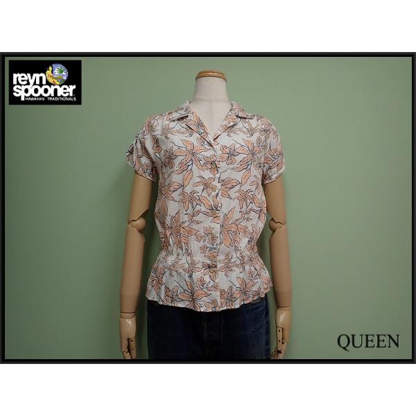送料無料 ベイフロー×レインスプーナー アロハシャツ・2◆半袖/レディース/@B1/24*5*3-2...