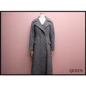 hb 銀座花菱 コート・9□アンゴラ混/ミンク使い/レディース/25霜4-27