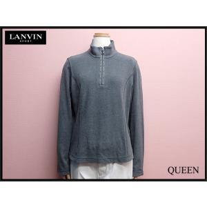 LANVIN SPORT ハーフジップシャツ・40□ランバンスポール/ゴルフ/ハイネック/23*11*1-2｜q-eshop