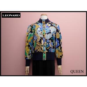 LEONARD（レオナール） #anc シャツ・ブラウス M 黒 マルチ 金ボタン