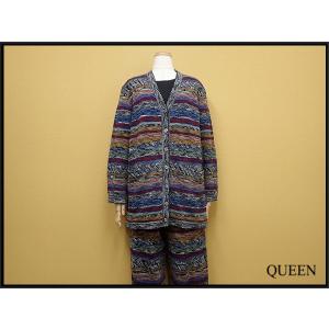 美品 MISSONI ミッソーニ シェブロン モヘヤブレンド ウール ニット セーター サイズ46 レッド マルチカラー レディース 古着 中古 USED MISSONI（ミッソーニ） 美品 シェブロン モヘヤブレンド ウール ニット