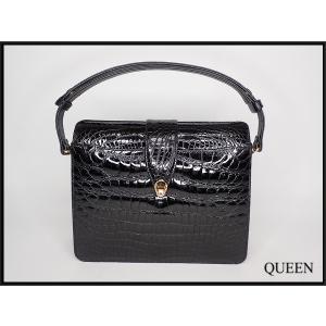 Michele France クロコダイルレザーバッグ☆ミッシェルフランス