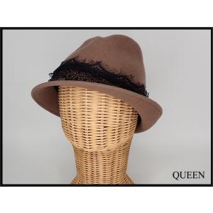 misaharadaミサハラダ　中折れハット misaharada（ミサハラダ） 中折れハット☆ミサハラダ/英国製/レース