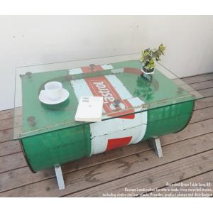 オリジナルロゴ入れ可能 待望のセット販売 ドラム缶リメイク テーブル