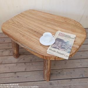 チーク無垢材 カフェテーブルNA ナチュラルブラウン 送料無料 チーク無垢材 カフェテーブルNA ナチュラルブラウン 送料無料
