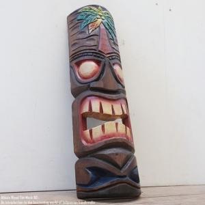 手作りTIKI 木彫りティキ ハワイアン雑貨 ポリネシアン雑貨 ティキ像