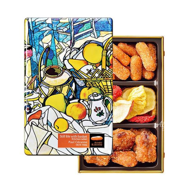 【送料無料】お菓子 ギフト 麻布かりんと台所のテーブル（籠のある静物）（セザンヌ）お菓子 洋菓子 焼...