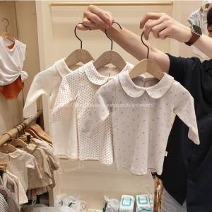 ブラウス　ベビー　キッズ　韓国版　トップス　可愛い　女の子　キッズ　ベビー　子供服　bh287q-to