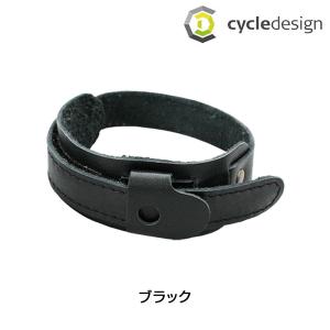 サイクルデザイン LEG BAND （レザーレッグバンド） ブラック cycledesign｜qbei