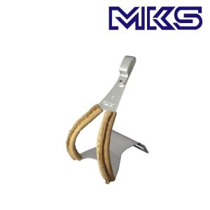 ミカシマペタル TOE CLIP ALLOY Leather トークリップ アロイ（軽合） 皮付 MKS｜qbei