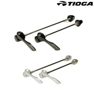 Ringle クイックリリース前後セット チタン軸 軽量 MTB チタン クイック リリース フロント100mm リア135mm 黒 青 金