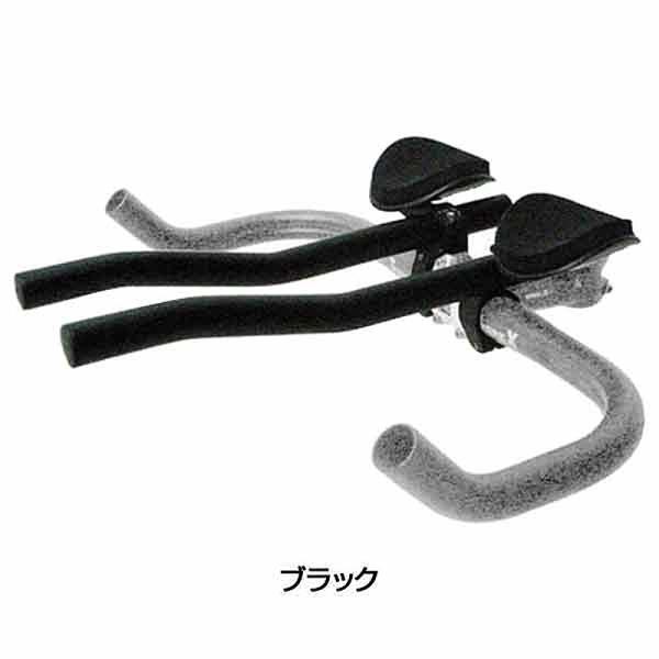トランズエックス CLIP-ON BAR BLACK STRAIGHT TYPE （クリップオンバー...