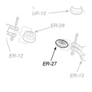 ミノウラ ER-27 ER27 補助ローラー単体 RDA2429用 MINOURA