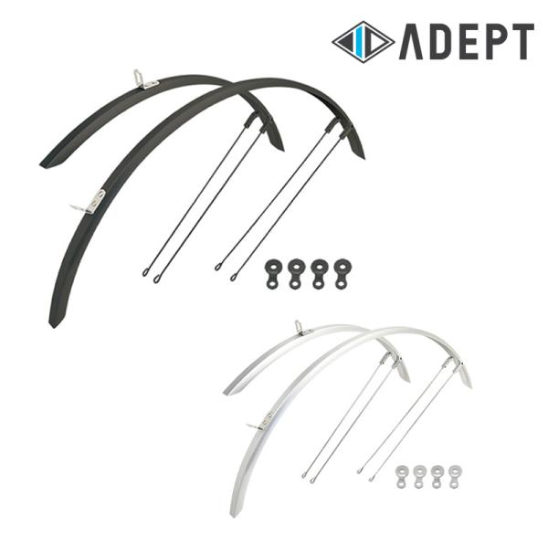 アデプト 【オシャレなバイクにおススメ】SLIM ROAD FENDER SET （スリムロードフェ...