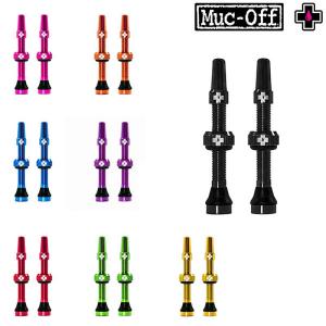 マックオフ TUBELESS PRESTA VALVE KIT（チューブレスプレスタバルブキット）44mm MUC-OFF｜qbei